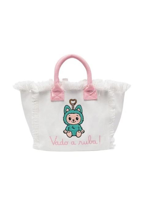 Borsa media in canvas SAINT BARTH | COL0001 COLETTE02634L VADO RUBA PUPPY TERRY 1